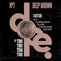 Рассыпчатые тени для век №7 DEEP BROWN by EZHOVASTYLE, Dope