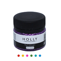 Глиттер для глаз, лица, волос и тела Glitter Gel, Holly Professional