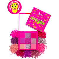 Палетка пигментов для макияжа UVglow Neon / 501 Pink punk, EXTREMELY CHICK, 7DAYS