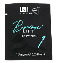 Перманентный состав для бровей "Brow Lift 1" упаковка 6 шт Х 1,5 мл, InLei