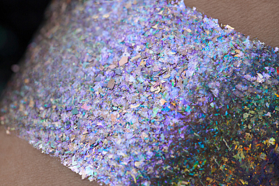 Космическая пыльца фиолетовая - Лавандовый космос (НЕ для глаз) - тени Sigil Inspired, Тамми Танука