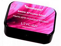 Мыло для укладки бровей розовое, Soap pink, BrowXenna
