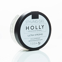 Гель для укладки волос экстремальной фиксации STYLING GEL ULTRA STRONG 5+, 150мл, Holly Professional