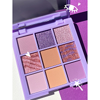 MY BASIC Палетка пигментов для макияжа Pastel / 101 Purple Sky (фиолетовая), 7DAYS