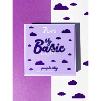 MY BASIC Палетка пигментов для макияжа Pastel / 101 Purple Sky (фиолетовая), 7DAYS