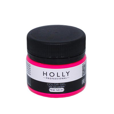 Набор декоративных гелей для лица, волос и тела PARTY BOX, 6 шт, Holly Professional
